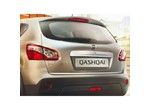 Накладка над номером на крышку багажника NISSAN JUKE Турция нержавейка. Толщина металла 1мм!! купить в Минске